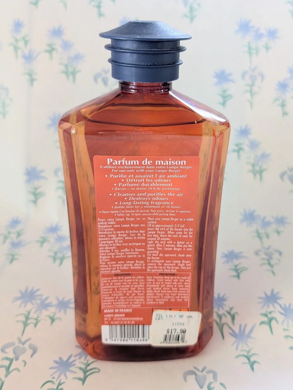 Lampe Berger Lily of the Valley Scented Oil Refill NEW Retired Floral 16.9 fl oz